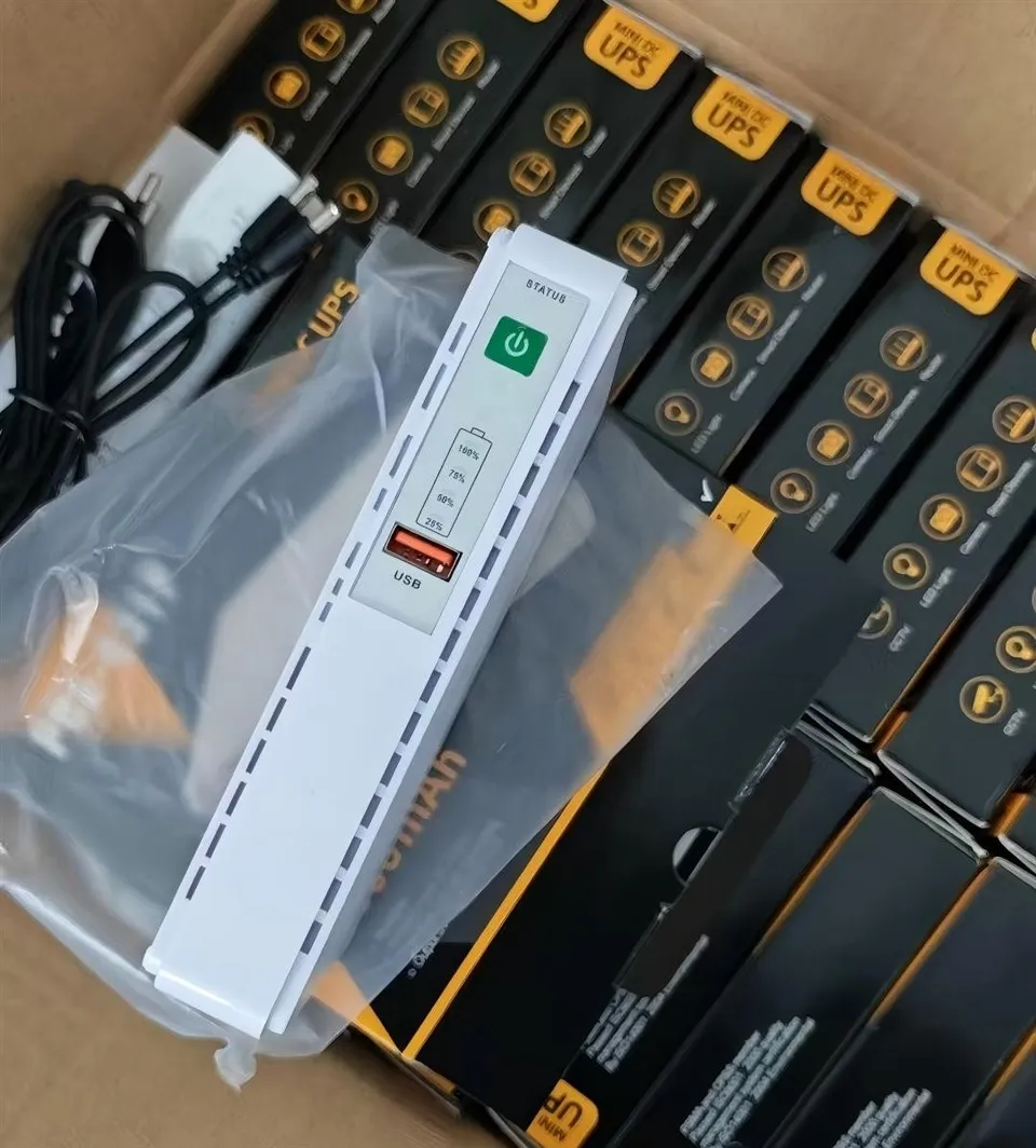 Mini Poe UPS For CCTV Camera 8800-10400mAh 18W DC Lithium Backup Power high quality